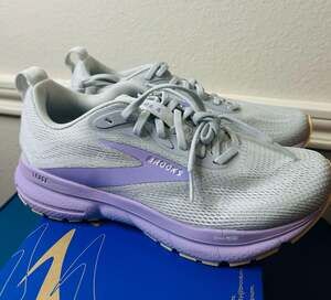 Brooks Trace 4 Women's Running Shoes Oyster Purple Sherbert